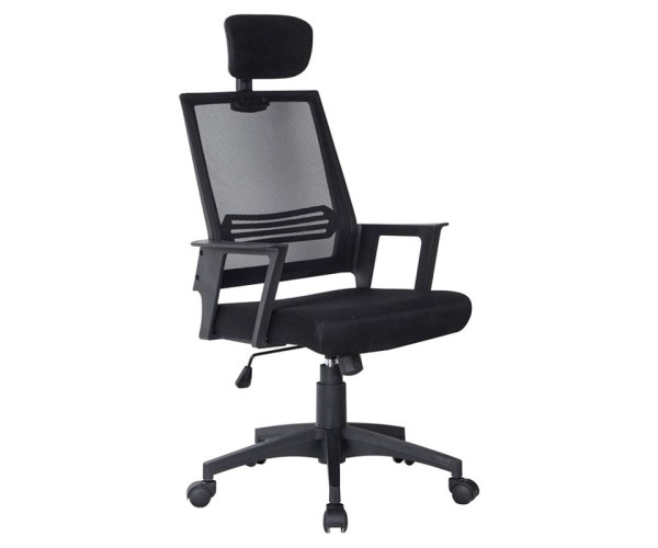 CF2008 Πολυθρόνα Γραφείου Διευθυντή - Mesh Μαύρο